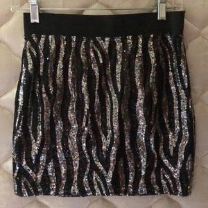 Sparkly Mini Skirt